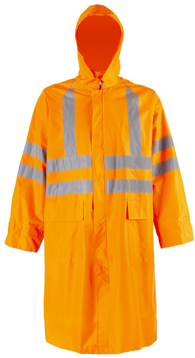 Влагозащитные плащи тм 2Hands (Ту Хэндс) PP1HV предназначены для защиты от дождя и других атмосферных воздействий (ветра, пыли) и обеспечения повышенной видимости (сигнальная одежда) носящих ее людей в темное время суток или в условиях недостаточной освещенности.