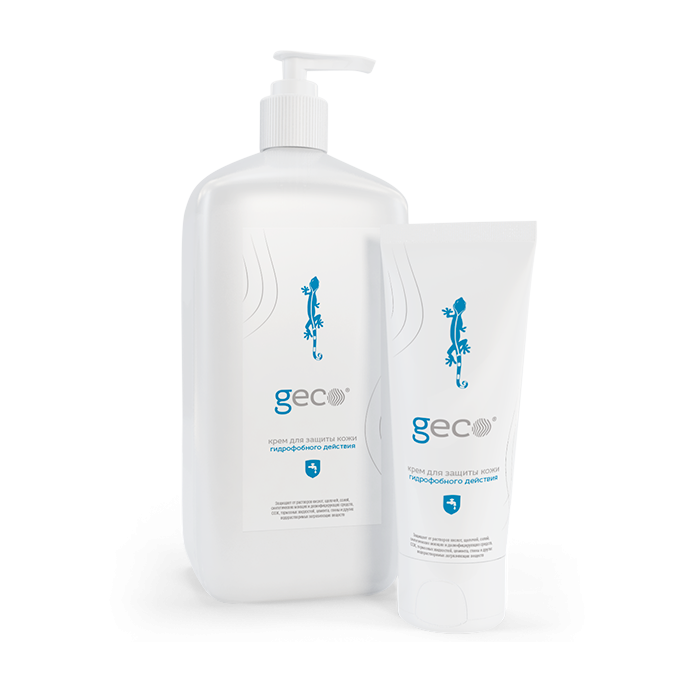 Крем для защиты кожи рук гидрофобного действия (туба 100 мл.) с крышкой флип-топ.