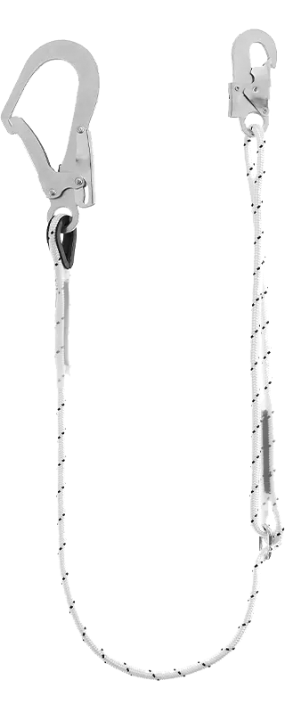 предназначен для рабочего позиционирования и удержания от попадания в зону риска падения. Регулировка позволяет изменять длину стропа в зависимости от расстояния между анкерной точкой и опасной зоной