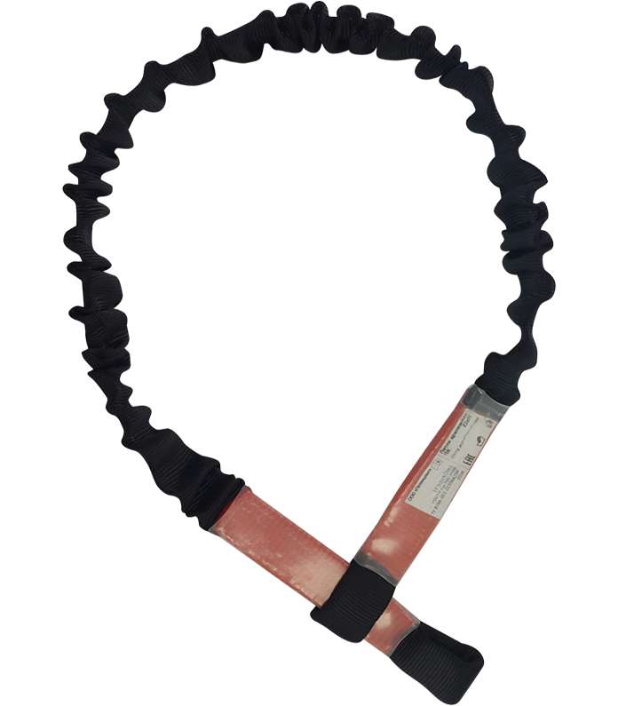 Предназначена для организации анкерной точки на элементах постоянных конструкций. Для увеличения износостойкости часть ленточной петли, подвергаемая наибольшему трению защищена дополнительной тканевой оплеткой.