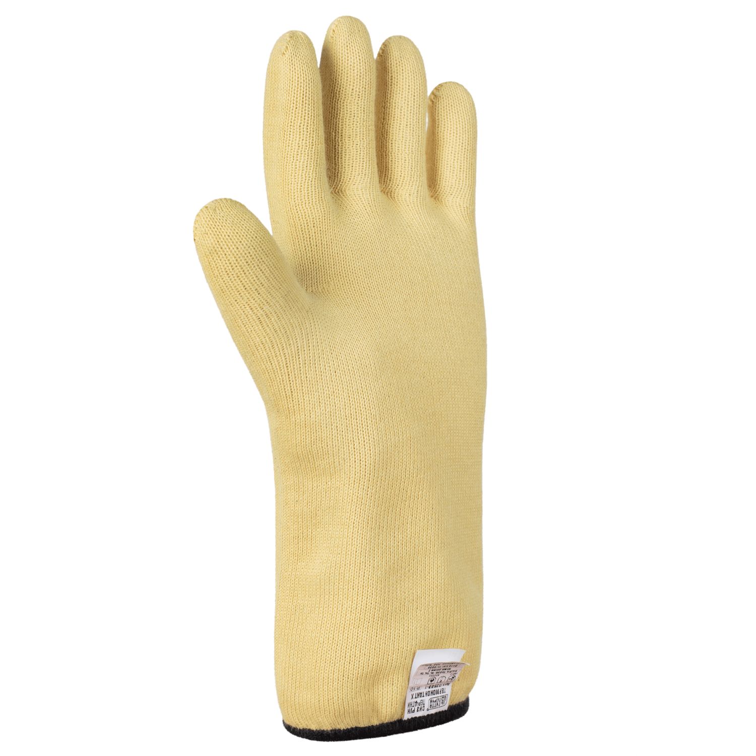 Перчатки предназначены для выполнения общепроизводственных работ с риском контакта с поверхностями, нагретыми до 100*С (кратковременным контактом до 250*С), кратковременного воздействия открытого пламени, теплового излучения, конвективного тепла, искр и брызг расплавленного металла, порезов.