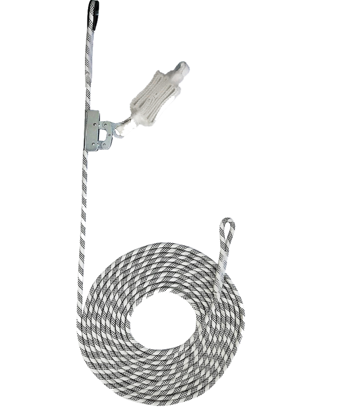 Применяется для высотных работ при передвижении вдоль вертикальных или наклонных плоскостей. Несъемный зажим свободно передвигается в обе стороны вдоль ГАЛ и автоматически фиксируется в момент срыва работника.