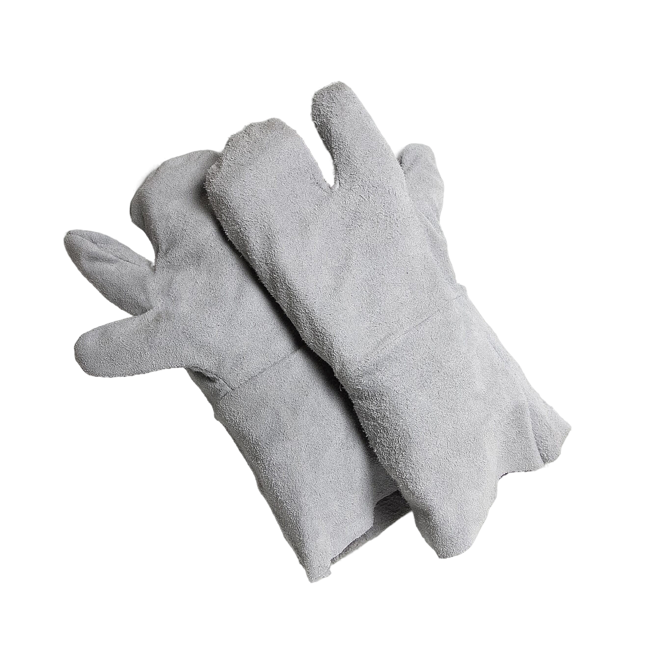 Краги трехпалые из мягкого спилка кож КРС, серые, предназначены для защиты рук от: повышенных температур, механических воздействий, загрязнений. Удлиненная крага лучше защитит руки. Идеально подходят для проведения сварочных работ. 