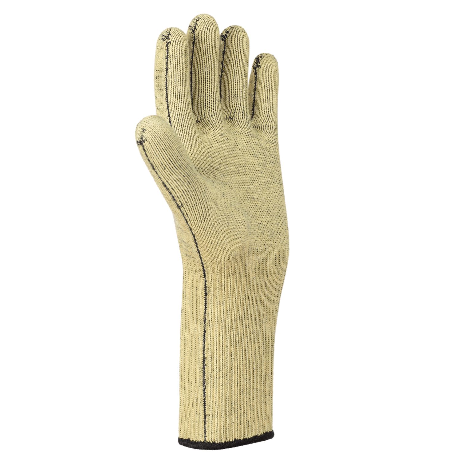 Плотные и комфортные перчатки изготовлены из высококачественной параарамидной и шерстяной пряж. Верхняя параарамидная поверхность обеспечивает защиту от механических воздействий и повышенных температур. Внутренняя поверхность перчаток выполнена из чистошерстяной пряжи, которая обеспечивает теплоизоляцию, не поддерживает горение, добавляет комфорт. Эти свойства позволяют эксплуатировать перчатки в таких условиях, где перчатки из других материалов применять не эффективно, затратно и даже опасно. 