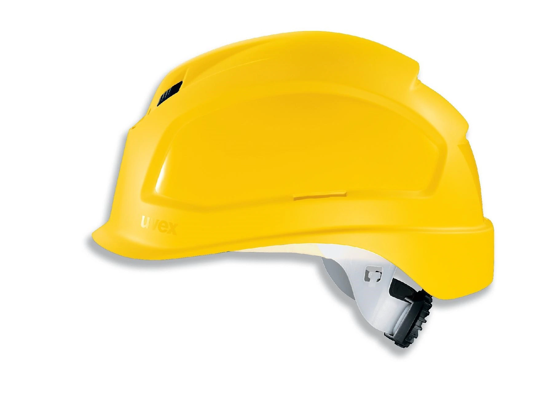 Каска UVEX Феос B-S-WR (9772131) желтая с храповиком - это комфортная каска изготовлена из полиэтилена. Гибкое 3D оголовье обеспечивают превосходную вентиляцию и помогают регулировать температуру внутри каски.