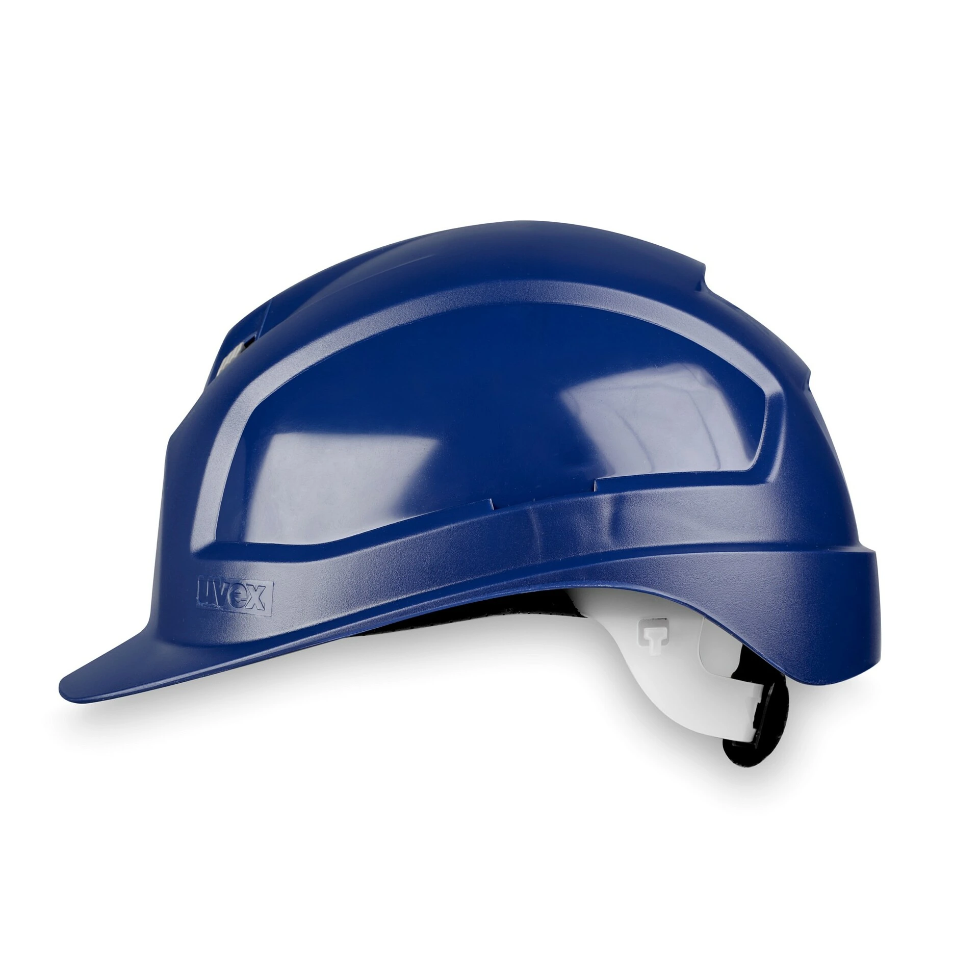Каска UVEX Феос B-WR (9772530) синяя с храповиком - это комфортная каска изготовлена из полиэтилена. Вентиляционные отверстия «Климазон» во фронтальной и задней части обеспечивают оптимальную циркуляцию воздуха с возможностью индивидуальной регулировки с внешней стороны каски.