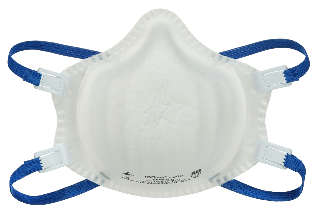 Респиратор ЮЛИЯ®-209 класса защиты FFP 2 R D без клапана