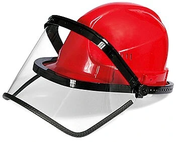 Защитный лицевой щиток UVEX Ultravision 9722.514 с крелением на каску применяется с касками «Термо Босс» (9754) и «Супер Босс» (9750 и 9752). Обеспечивает защиту от ударного воздействия летящих частиц (120 м/с), 100% защиту от ультрафиолета и воздействия электродуги